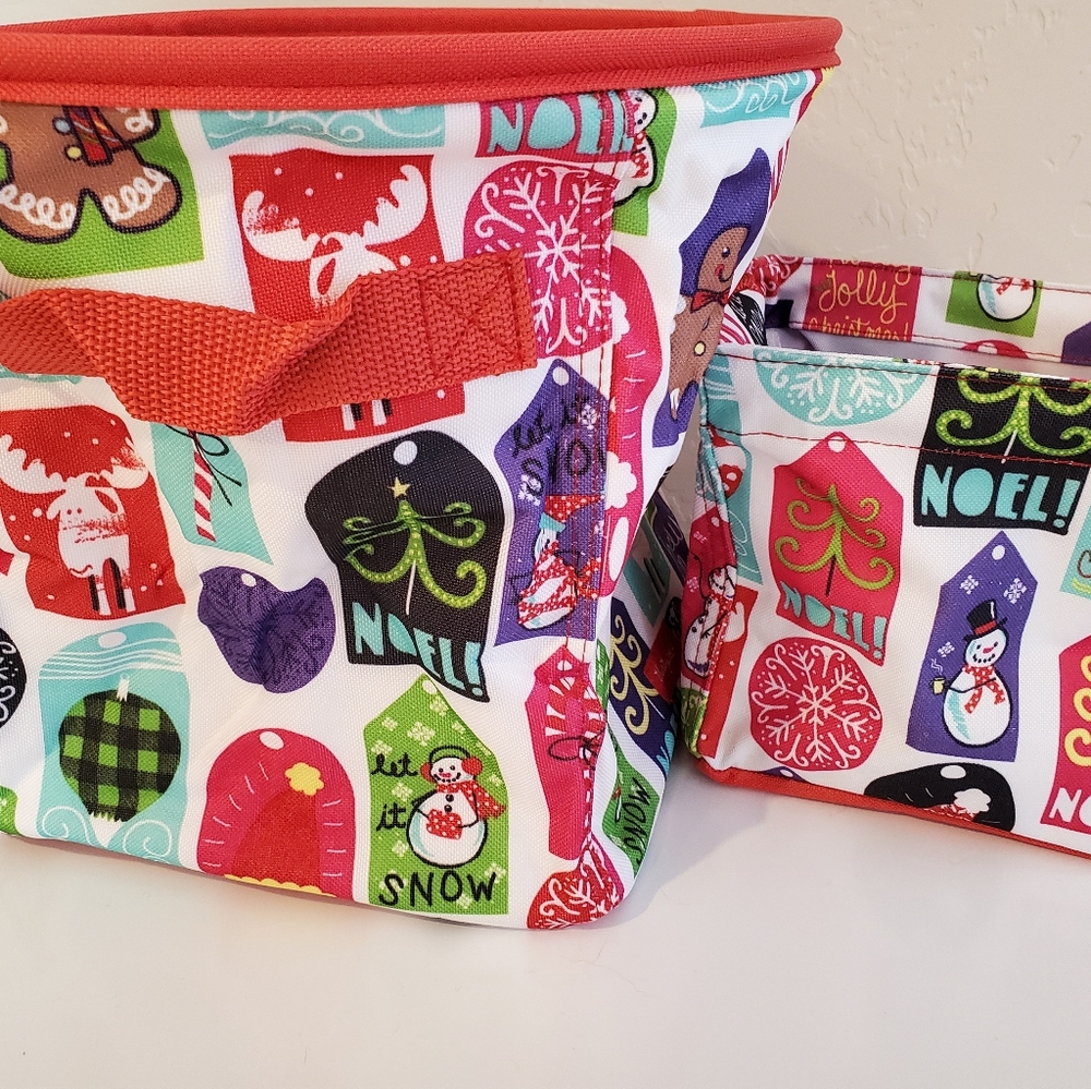 New Thirty One Littles Carry All and Mini Bin